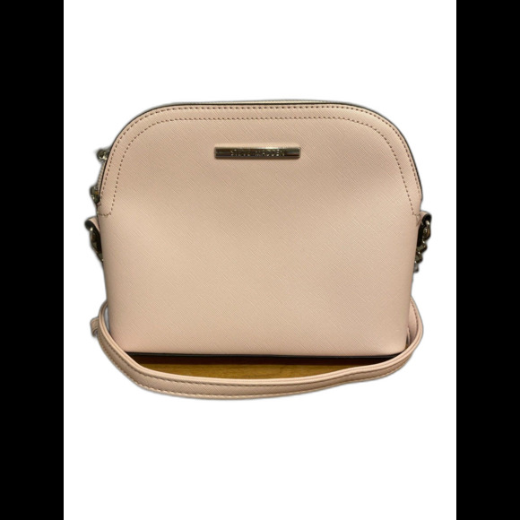 Steve Madden Crossbody Bag  Domed Soft Pink Mauve Purse  Like New - Picture 1 of 12